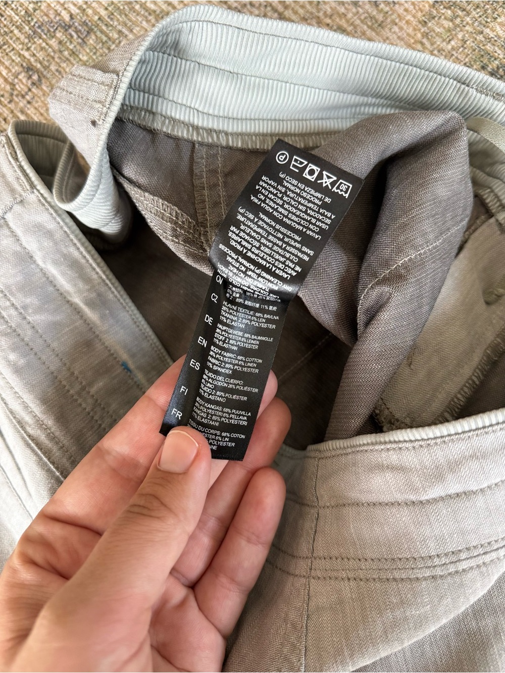 KUHL Cabo Kapri Ash Gray Pants Capri Cropped Lightweight Outdoor Hiking Size 8 - Picture 8 of 11